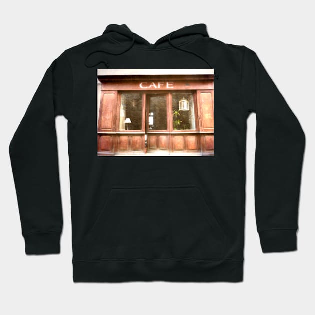 Cafe in a French Village Hoodie by rosedew